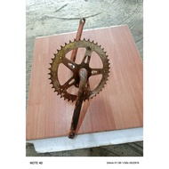 Olds school cw 165 taiwan second Hand bmx Bike crankset