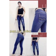 Jeans✚EMILI-Y JEANS Tattered Design  Skinny Stretchable Pants