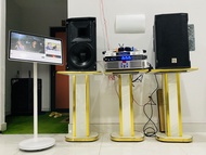Dàn âm thanh karaoke gia đình tiết kiêm - hiện đại / loa tích hợp loa RCF .mic UGX123 .vang T90Pro.