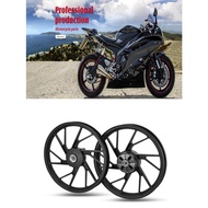 A Pair of 18 Inch Applicable Motorcycle for Yamaha  Rims Universal Front 1.6x18 ''/rear 1.85 * 18 '' Black Modified Rims