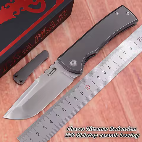 JUFULE 2023 Chaves Ultramar Redencion Ceramic Bearing Titanium Mark M390 Survival EDC Tool Camping H