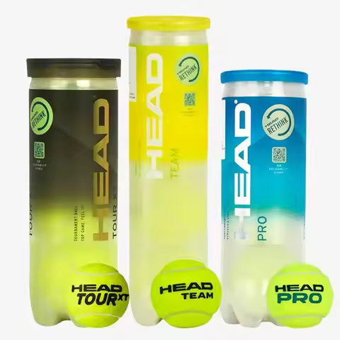 HEAD Professional Tennis 4B TEAM 3 Tour X Training Ball T 3B Pro Match Balls High Elasticity Resista