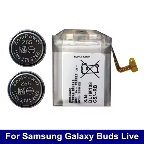 EB-BR800ABU 472mAh Z55 Battery For Samsung Galaxy Buds Live EP-QR180 SM-R180 Gear S4 SM-R800 R805 R8