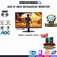 [ผ่อน 0% 6 ด.]AOC 27 INCH Q27G42ZE/67 MONITOR (IPS 2K 260Hz)/ประกัน 3 Years Onsite + BKK ONLY