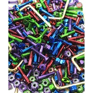 Skateboard Hardware Bolt Nuts WTRMLN Supply Co