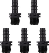 Irrigation Hose Connector Garden Hose Connector Kit Barb Connector for Drip Irrigation System, DN 16