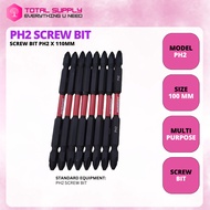 PH2 SCREW BIT SCREWBIT 110MM / 65MM TOTAL SUPPLY MULTIPURPOSE BIT PH 2