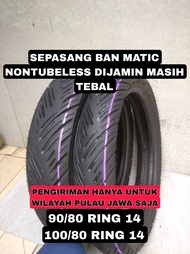 BAN DEPAN ALL NEW VARIO 125  TUBELESS UKURAN 90/80 dan 100/80 RING 14   mtcs