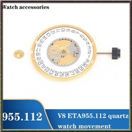 [I O J E] 955.112 Movement V8 ETA955.112 955112 Quartz Watch Movement with Calendar Plate High-Precision Mechanical Watch Movement Replacement Spare Parts