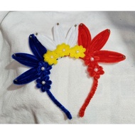 [Cactulents Buddy] Buwan Ng wika headband/headdress (fuzzywire)