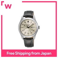 นาฬิกาข้อมือระบบอัตโนมัติ Seiko SEIKO พร้อมสายหนังคดเคี้ยวคู่มือจากต่างประเทศรุ่นแชมเปญ SRPJ87K1ผู้ชาย