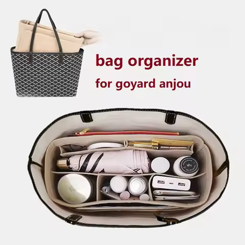 【Only Organizer】For Goyard Saint Louis PM GM Tote Bag Organiser Insert Makeup Inner Bag