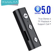 【50% OFF Voucher】KUULAA Bộ thu Bluetooth 5.0 Bộ chuyển đổi âm thanh AUX 3.5mm Bộ chuyển đổi âm thanh