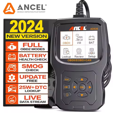 ANCEL AD530 Automotive OBD2 Scanner Professional Car Code Reader Battery Tester Check Engine OBD 2 C