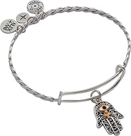 Hamsa Expandable Bangle Bracelet Jewellery, Two Tone, Multi, Bracelet, 2 inches to 3.5 inches, One S