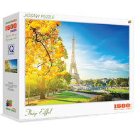 BỘ TRANH XẾP HÌNH CAO CẤP 1500 MẢNH (  SIÊU TRÍ TUỆ ) - Tháp Eiffel