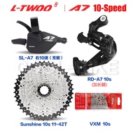 พิมพ์เขียว ltwoo A7 10ชุดอุปกรณ์เปลี่ยนความเร็วแบบโซ่ vxm