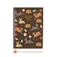 เลมอนซ์ : A6 Weekly Planner 2026 (Light Version) : ทั้งหมด 4 ลาย
