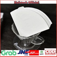 One Two Cups Coffee Filter Paper V60 1-2 Cups 100 PCS - White - 7CHX7NWH