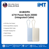 Xiaomi 67W Power Bank 20000 (Integrated Cable) | Integrated USB-C Cable | 67W Max Fast Output