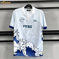 Yenz Oska Japan Jersey Yenz Murah Custom Name Yenz Oska Retro Collar Jersey Viral Tiktok Ootd 2023 B