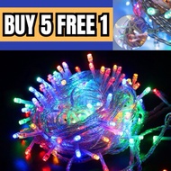 ***Raya Offer*** Lampu Raya LED Light | 10m 100 LED String Lights | Lampu Lip Lap Hiasan Hiasan Ruma