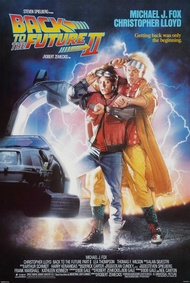 โปสเตอร์หนัง Back to the Future เจาะเวลาหาอดีต Poster โปสเตอร์วินเทจ แต่งห้อง แต่งร้าน ภาพติดผนัง โป