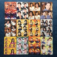 PRICE FOR ALL - YES貼紙咭 Beyond;郭富城;鄭伊健;謝霆鋒;古巨基;張栢芝;陳慧琳;楊千嬅;何嘉莉;鄭秀文;梁詠琪 90年代 明星咭/卡/CARD 共12張; 若散買每張10元