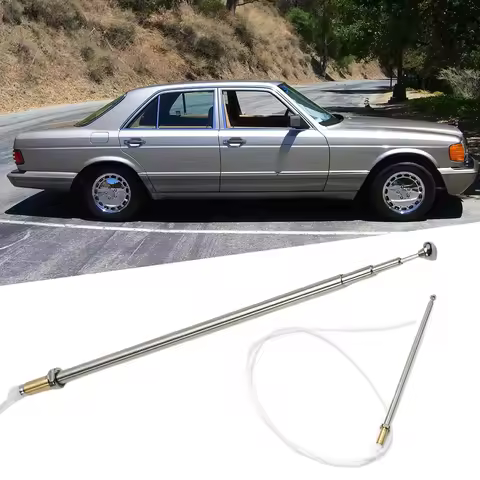 AM/FM Aerial Power Antenna For Mercedes BenzW124 W126 W201 C107 R107 Signal Amp Amplifier Car Antenn