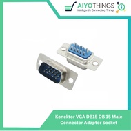 VGA DB15 DB 15 Male Connector Adapter Socket