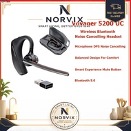 Norvix Plantronics Voyager 5200 Bluetooth Headset Noise Cancelling Ear Hook Wireless Headset Smart V