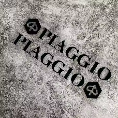 PVC Emblems Decal Motorcycle Racing Stickers Waterproof Decorative for PIAGGIO Liberty125 MP3 500 Me