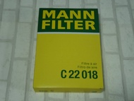 กรองอากาศ รถ BMW Series 2 F45 ( 2014 - 2021 ) รุ่น 218i 220i / Engine Air Filter Mann C22018