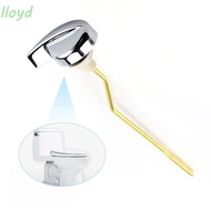 LLOYD Toilet Handle Replacement Parts, 3 Hanging Hole Chrome Finish Toilet Tank Flush Lever, Durable Copper Lever Steady Universal Toilet Repair Handle with Nut Water Tank