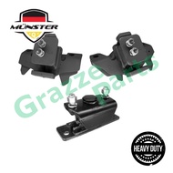 (1pc) Münster "Heavy Duty" ISZ4103 Engine Mounting Set for Isuzu DMax D-Max 2.5 3.0 4JK1 4JJ1 2013-2