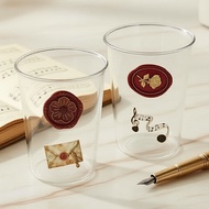 50pcs Retro European Court Red Gold Christmas Graffiti Stickers Set, Waterproof DIY Decor for Notebo