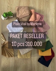 Hijab Segiempat Voal Sahara Polos (PAKET RESELLER)