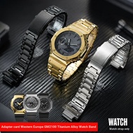 [Substitute Strap] Suitable for Casio GM2100 Farm Oak Modified GA-2100 2110 Titanium Watch Strap