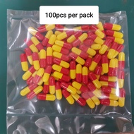 Size 2 Nashmir HALAL Empty Gelatin Capsule; Kapsul Gelatin Kosong; Sarung Ubat (100pcs) REPACK