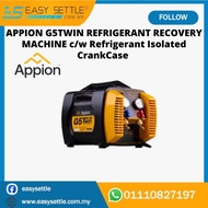 APPION G5TWIN REFRIGERANT RECOVERY MACHINE c/w Refrigerant Isolated CrankCase
