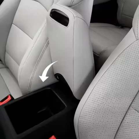 For Audi Q4/Q5 E-tron/Q3 Central Control Armrest Case Protective Cover Sweat-proof Protective Cover 