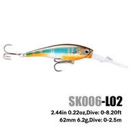 SeaKnight SK006 1PC Fishing Lures Minnow 6.2g 62mm 0-2.5M Hard Bait Wobblers Minnow Fishing Baits Fl