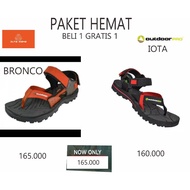 DUTAIRAMA - SAVING PACKAGE BUY 1 GET 1 FREE BRONCO OUTDOOR SANDALS + IOTA