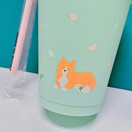 💚櫻花柯基 嫩綠 環保杯 🍄香港現貨 🦮Starbucks Sakura & Corgi mug  🌸CHERRY BLOSSOM reusable cup Tumbler  🍏 星巴克限量版  櫻花