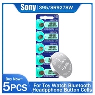5pcs Sony 100% Original 395 SR927SW 399 SR927W LR927 AG7 1.55V Watch Battery SR927SW 395 Button Coin