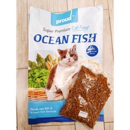 1Kg Proud Cat Super Premium Cat Food Ocean Fish(Repack Cat Food)Makanan Kucing
