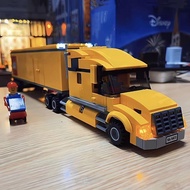 Compatible with Lego City Series Yellow Large Truck Container Bus 60440 Educational Assembling Build