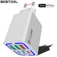 Bestool 6-port PD20W3USB 3PD50W mobile phone charger fast charging QC3.0