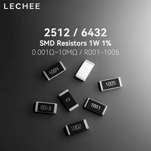 50pcs/set 2512 SMD Resistor 1% 0~10M 0 0.01 0.1 1 10 12 20 22 30 33 39 47 51 82 100 200 680 750 1K 2