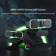 Ring Light Fill Light Camera Microphone Gaming Game usb Camera 60fps Computer 1080p Camera